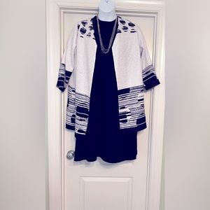 Chicos traveler long  jacket. Size 3
